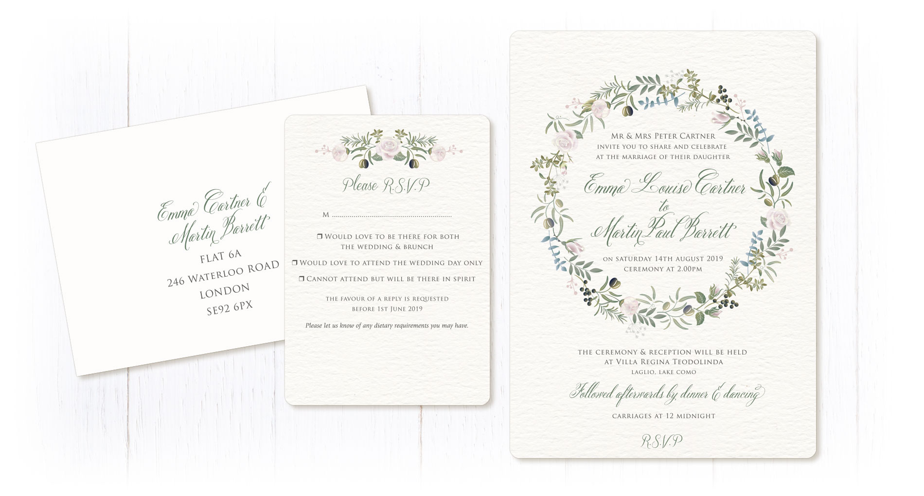 Rustic Wedding Invitations and Stationery Paper Pleasures