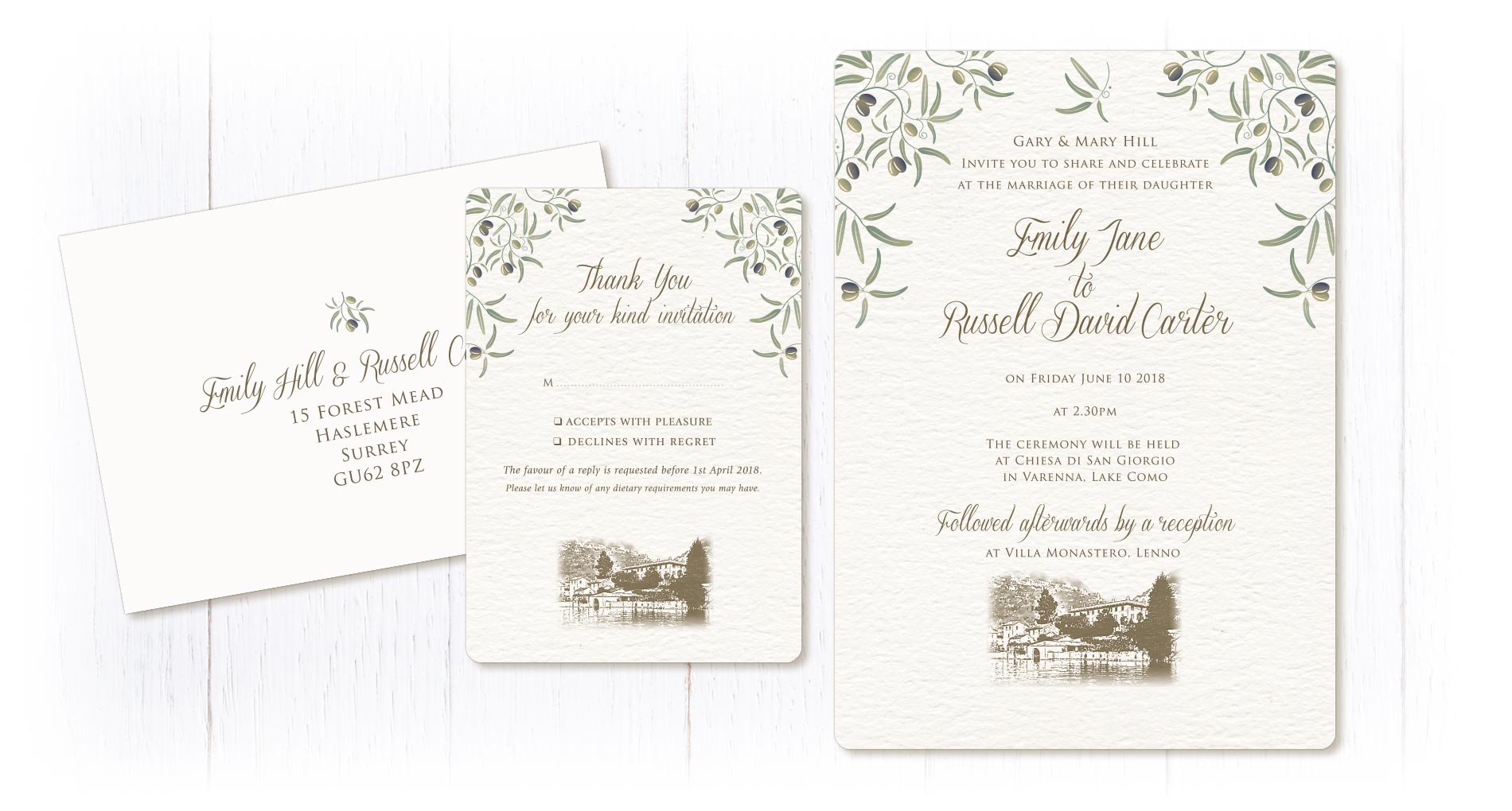 Wedding Abroad Invitations and Stationery Paper Pleasures