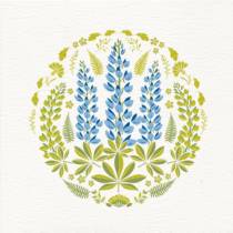 wisteria greetings card