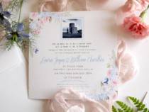 Evening invitation for a summer wedding