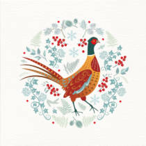 Pheasant christmas card